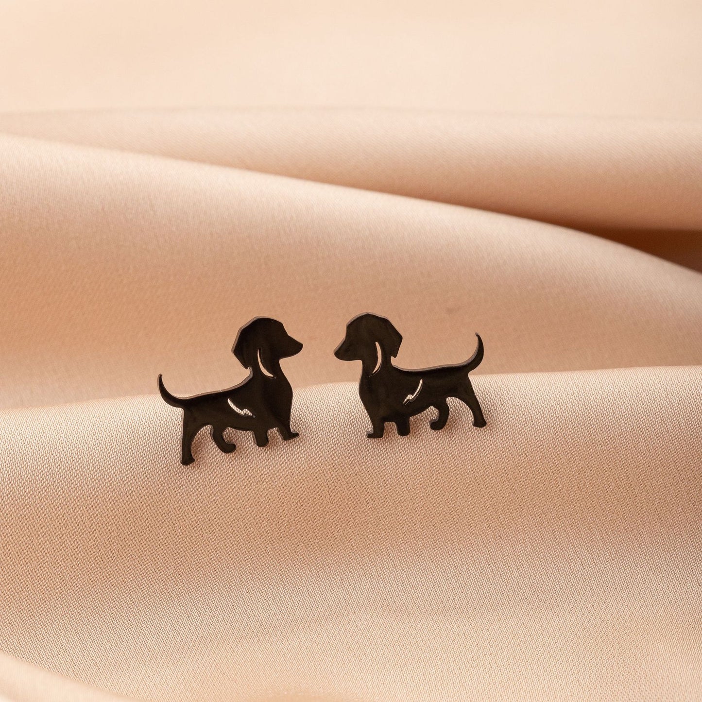 Stainless Steel Zodiac Puppy Style Small Earrings