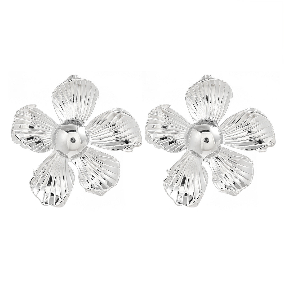 Women's Durable Spring Alloy Flower Metal Rings