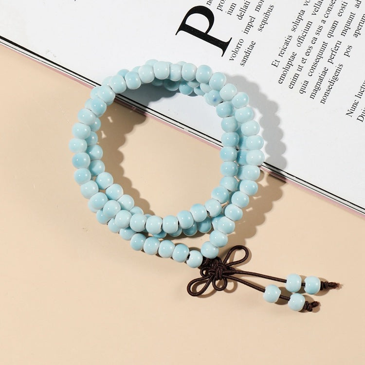 Style Ceramic Jewelry Beads Retro Three-circle Bracelets