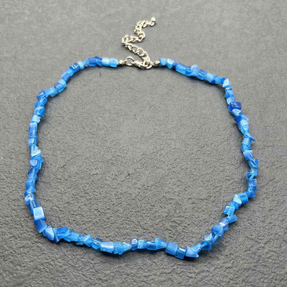 Crystal Irregular Gravel Clavicle Chain Creative Necklaces