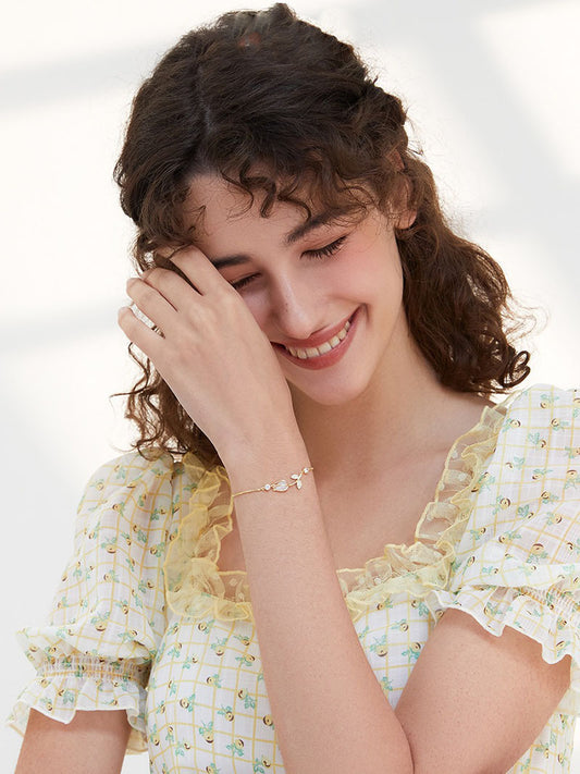 Tulip Rose Design Opal Girlfriends Birthday Bracelets