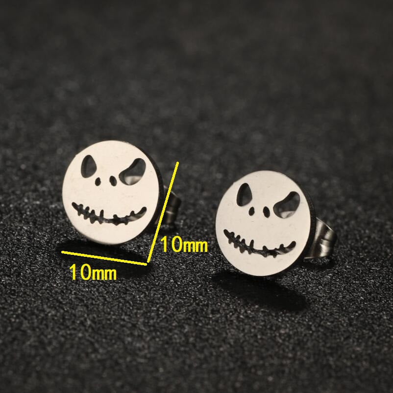 Stainless Steel Cartoon Smiley Face Accessories Rings