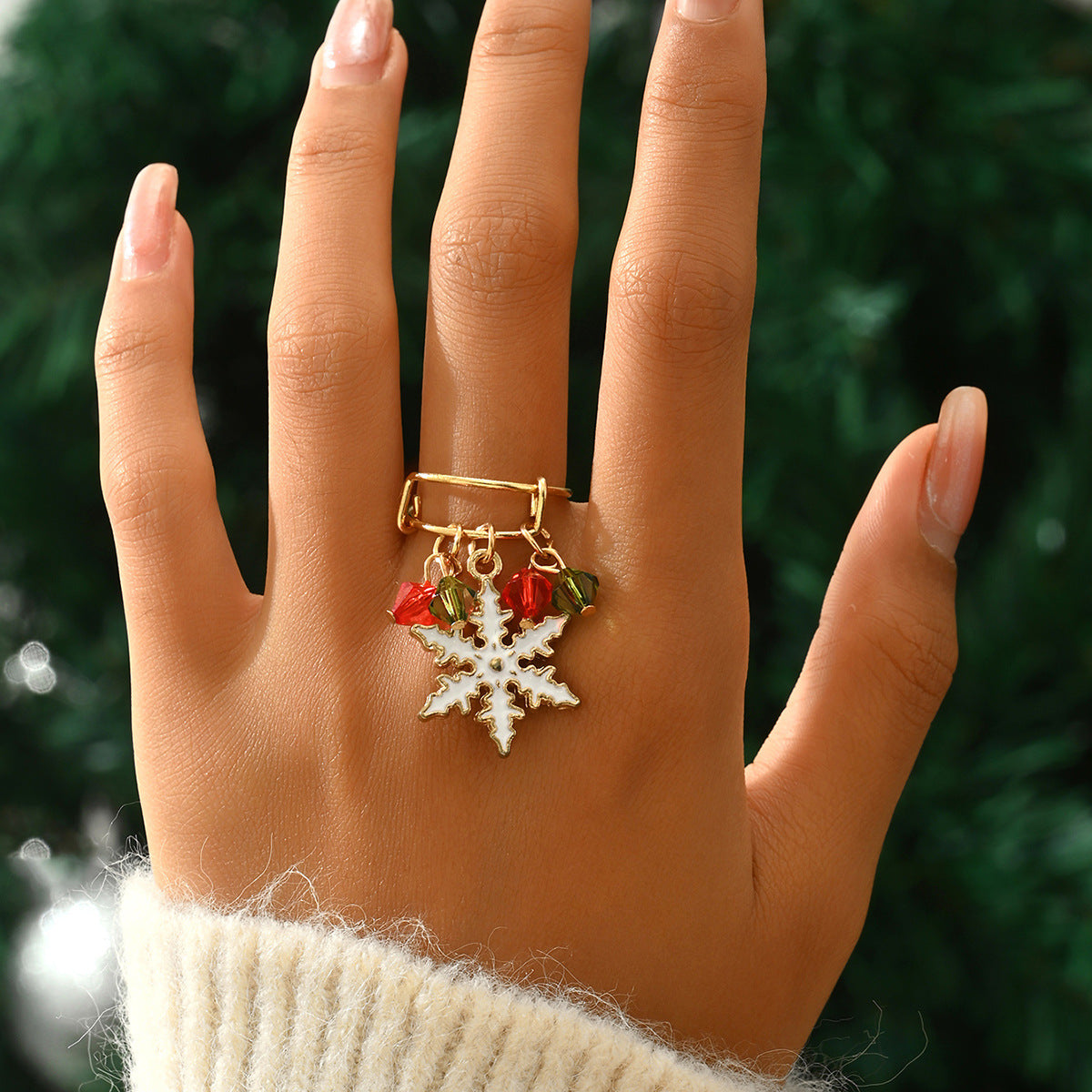 Festival Atmosphere Animal Personality Crystal Elk Rings