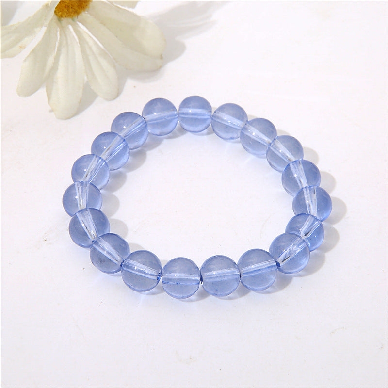 Glass Simple Solid Color Around Finger Bracelets