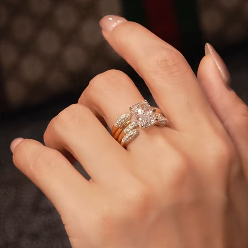 Unique Personality Design Combination High-grade Elegant Rings
