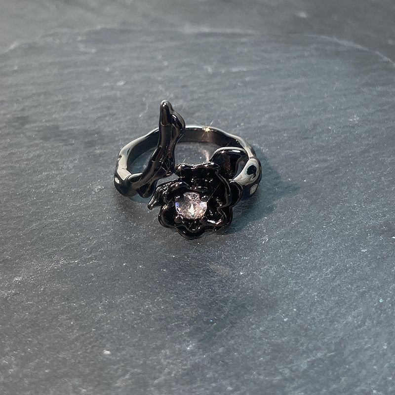 Asterism High Sense Dark Style Female Trendy Rings