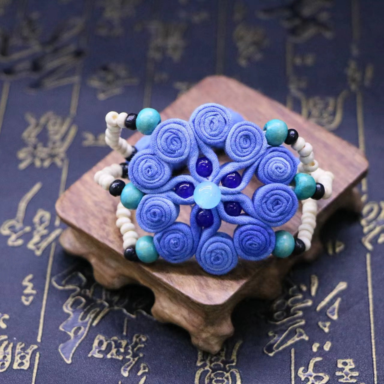 Blue Dyed Yunnan Dali Ethnic Style Cloth Bracelets