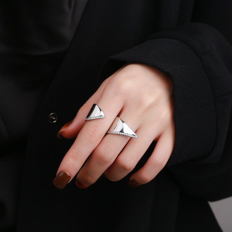 Irregular With Personality Open Street Shot Rings