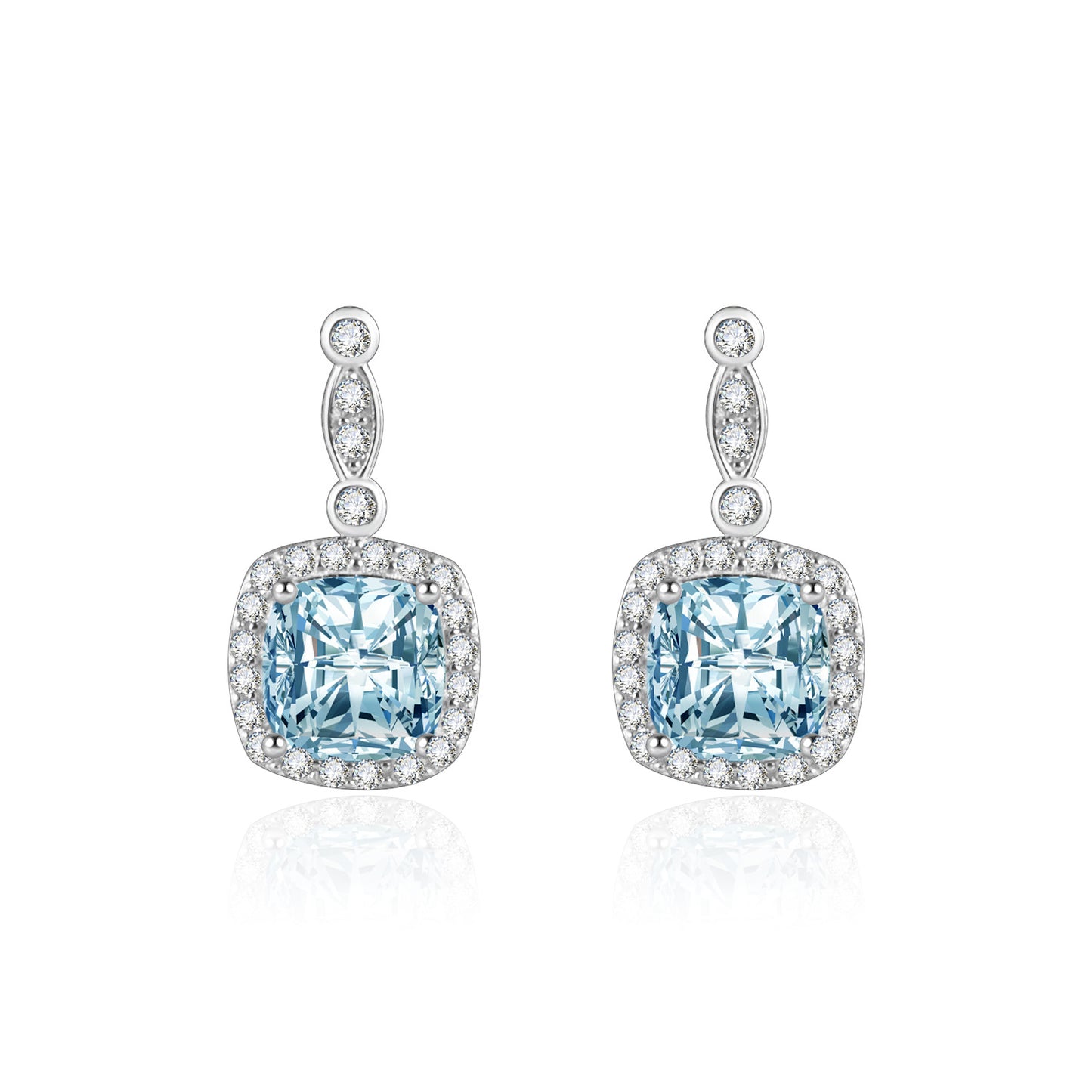 Sterling Sier Ocean Blue Star Ear Jewelry Set