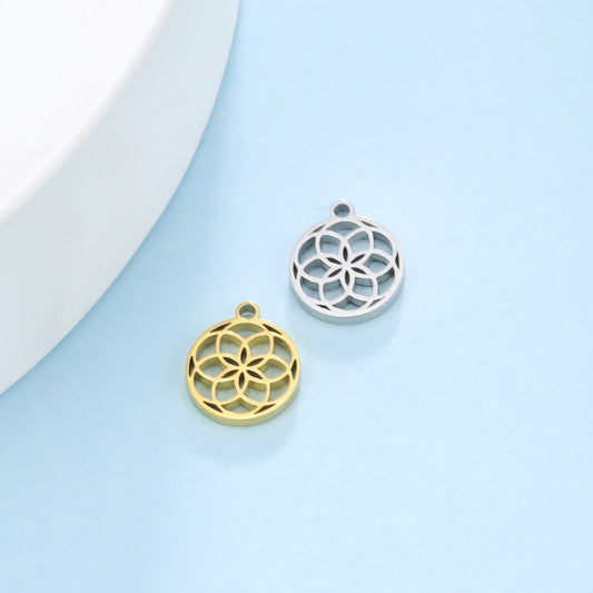 Unique Fashion Accessories Titanium Steel Smooth Pendants