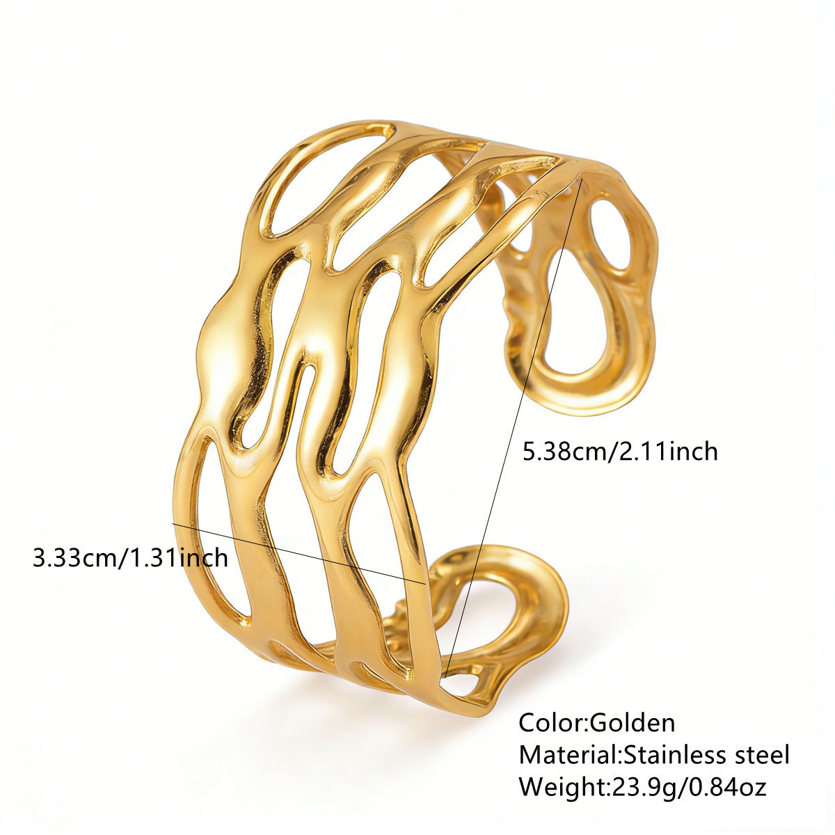 Steel Oil Dripping Cherry Special Interest Light Luxury Flowers Openings Bracelet