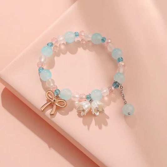 Scenic Spot Sweet Lily Gradient Color Simple Fresh Bracelets