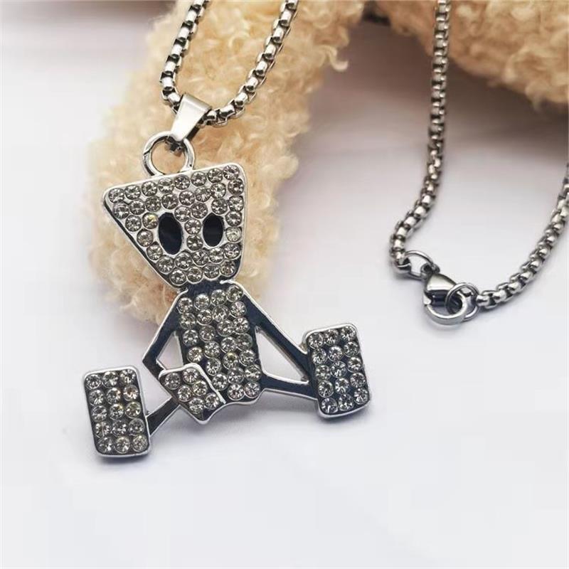 Full Diamond Paper Bag Personalized Hip Pendants