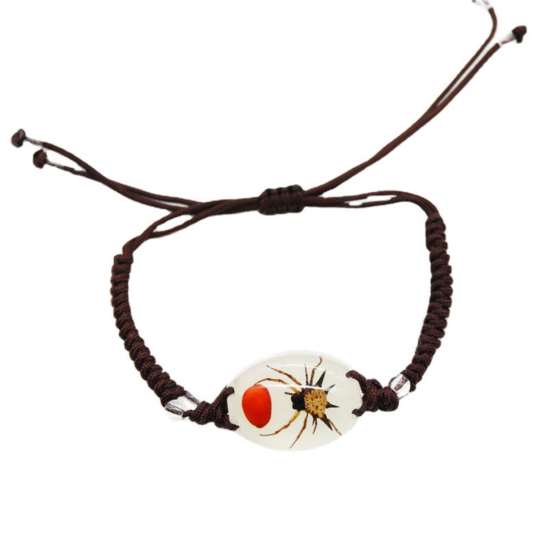 Amber Woven Real Scorpion Scenic Spot Bracelets