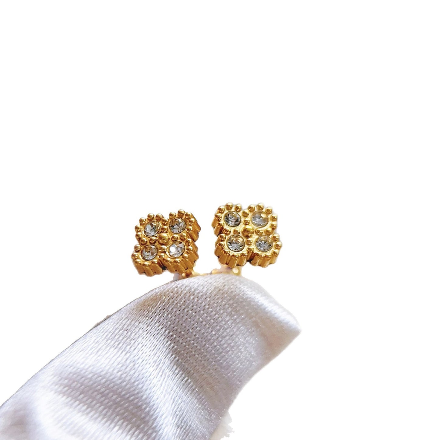 Shaped Pearl Titanium Steel Spring Irregular Rings