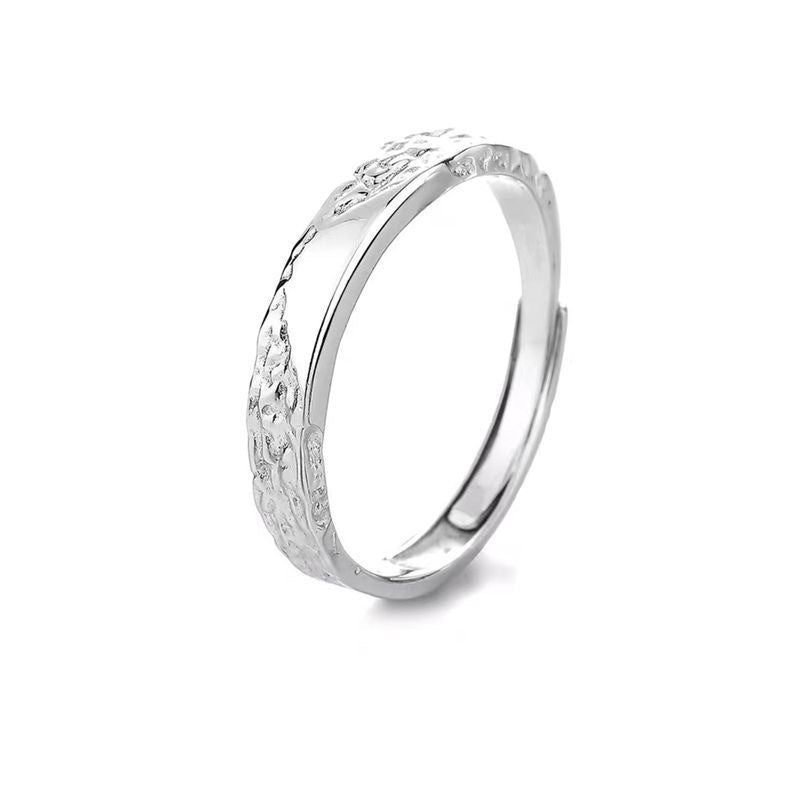Women's & Men's Erosion Glacier Couple Affordable Luxury Fashion Niche Ring