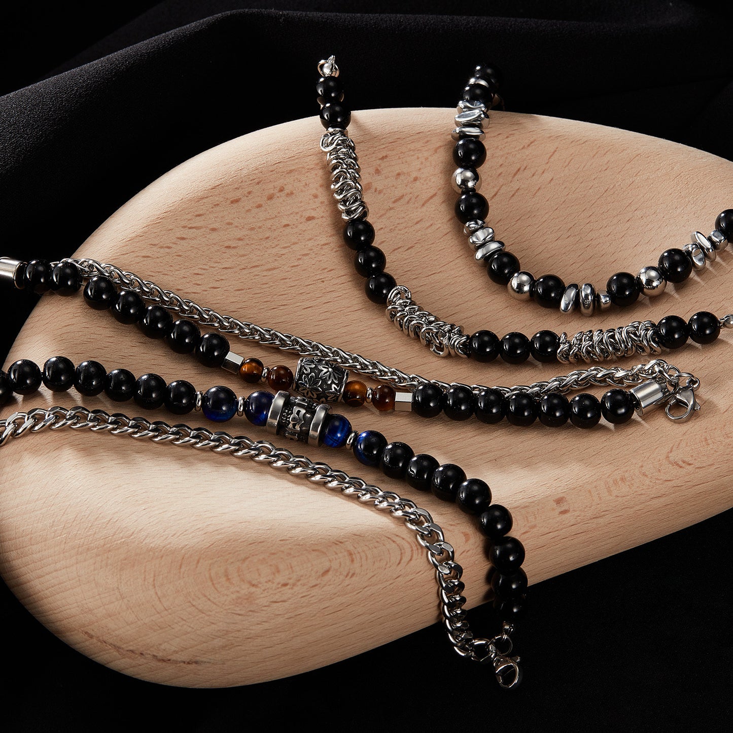 Men's Trend Stainless Steel Accessories Hip Hop Bracelets