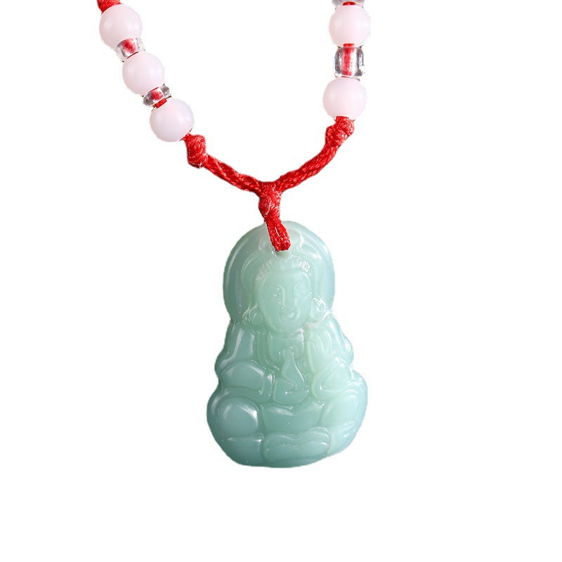 Red Rope Jade Personality Couple Imitation Pendants
