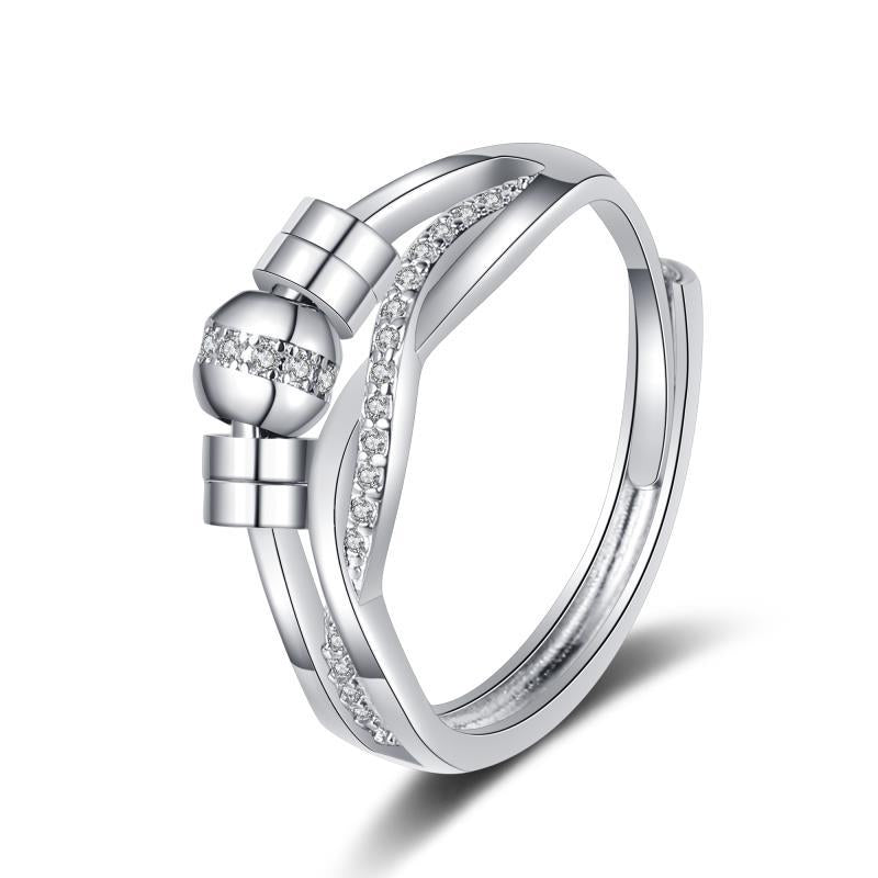 Anxiety Temperament Smart Female Light Luxury Rings