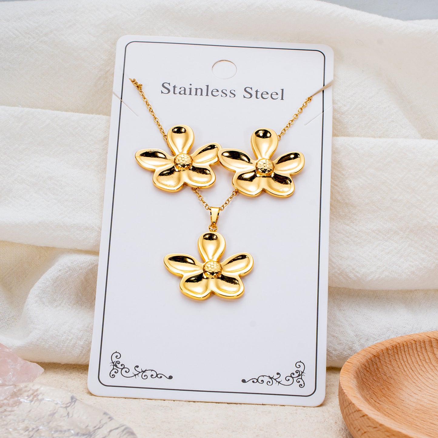 Best-selling Fashion Personality Stainless Steel Variety Of Jewelry Set