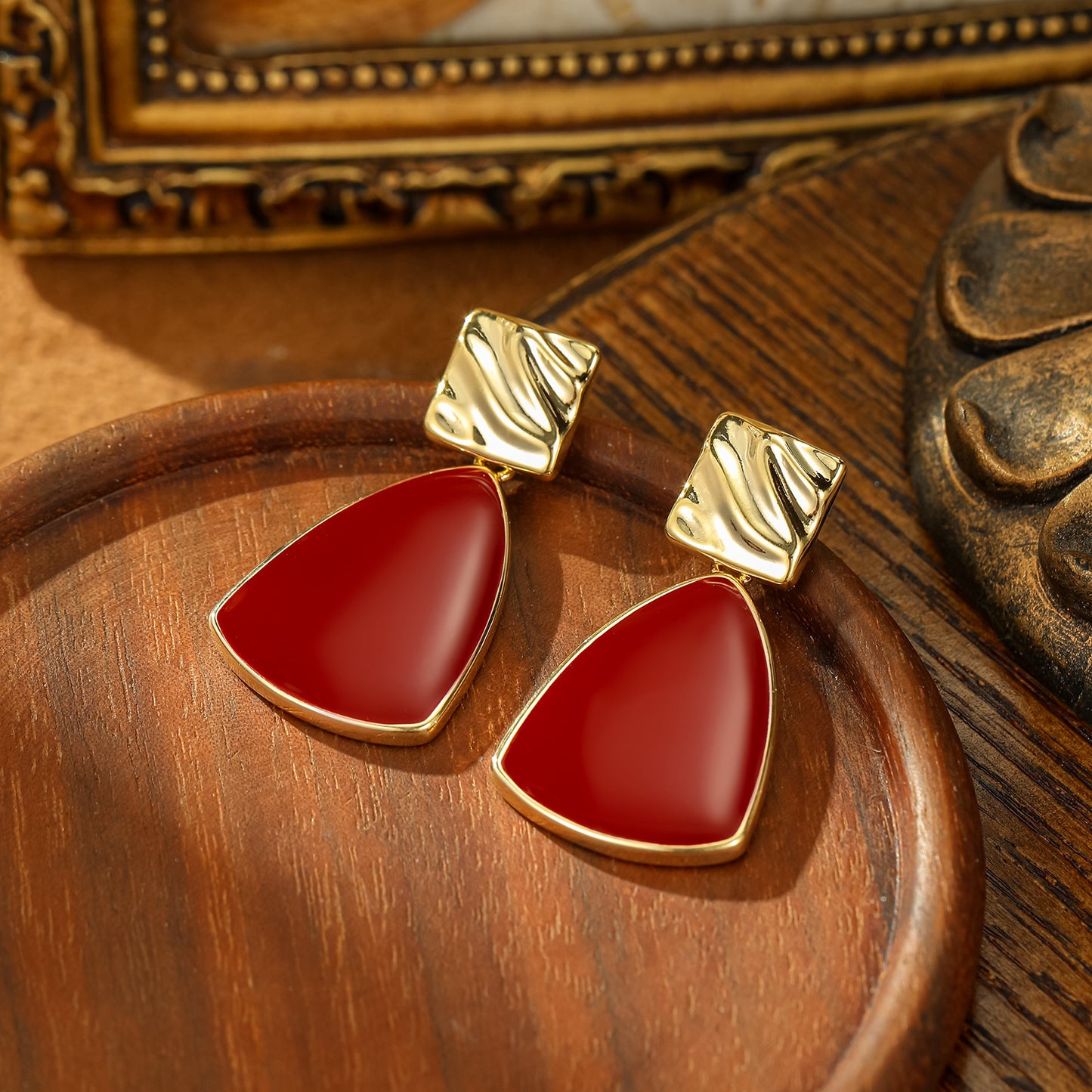 New Red Vintage Cherry Fashionable High-grade Earrings