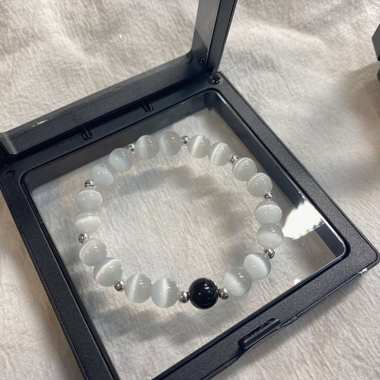 Style Black Bead Design Simple Girlfriends Bracelets