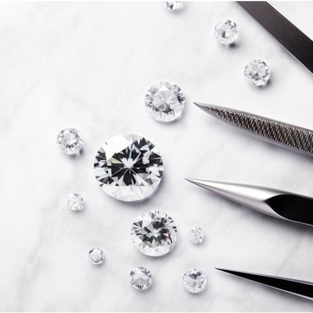 Style Sier Round Hard Support Zircon Earrings