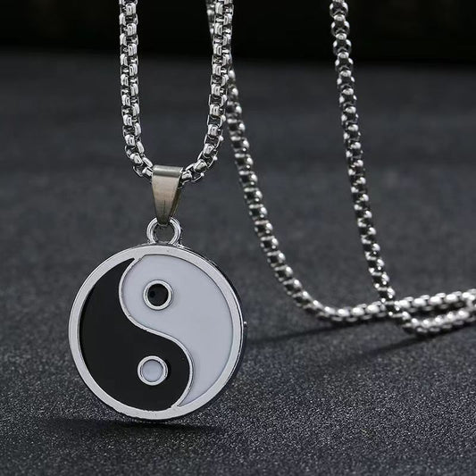 Men's Style Gossip Tai Trendy Retro National Trend Simple Couple Necklaces