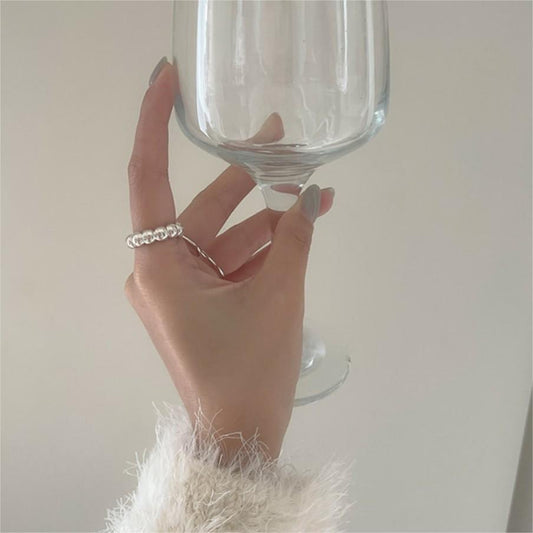 Fan Korean Jewelry Sterling Sier Room Rings