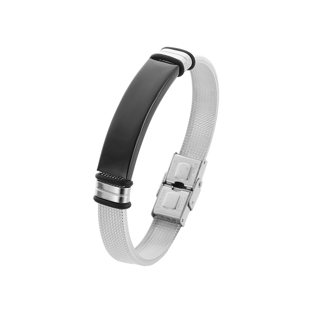 Men's Titanium Steel Popular Simplicity Can Be Bracelets