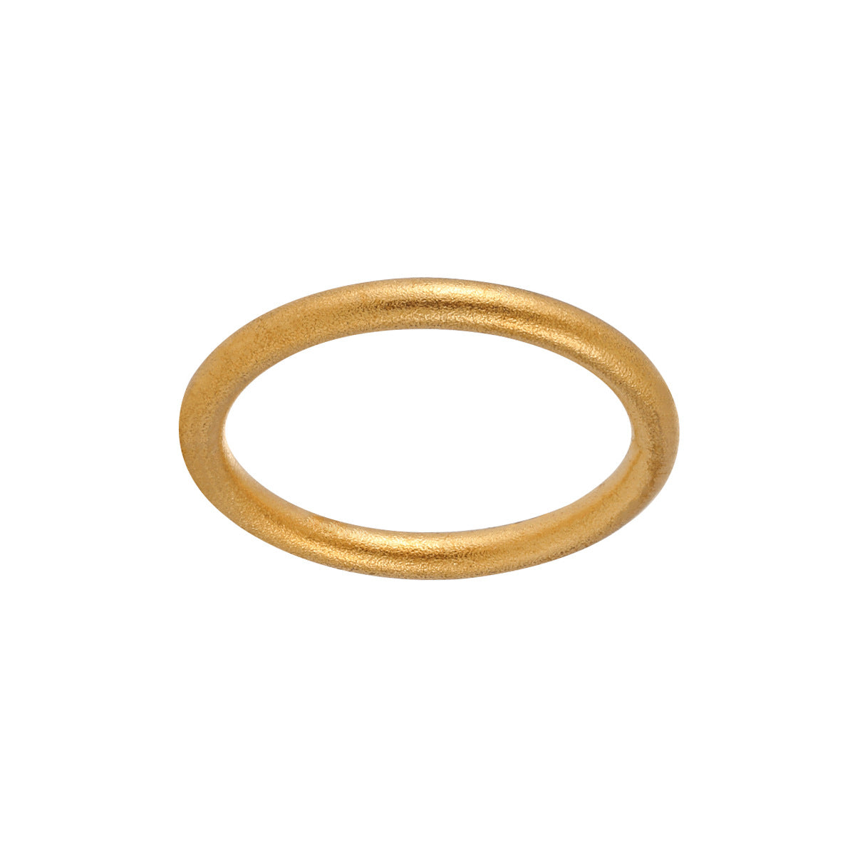 Fashion Ancient Heritage Matte Sandblasting Simple Rings