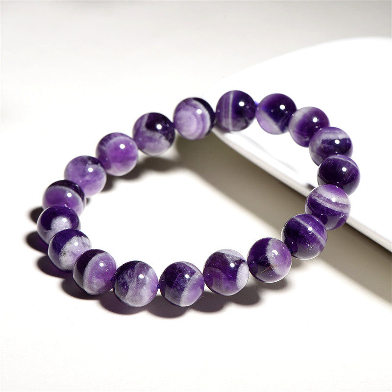 Natural Dream Amethyst Single Circle Fashion Bracelets