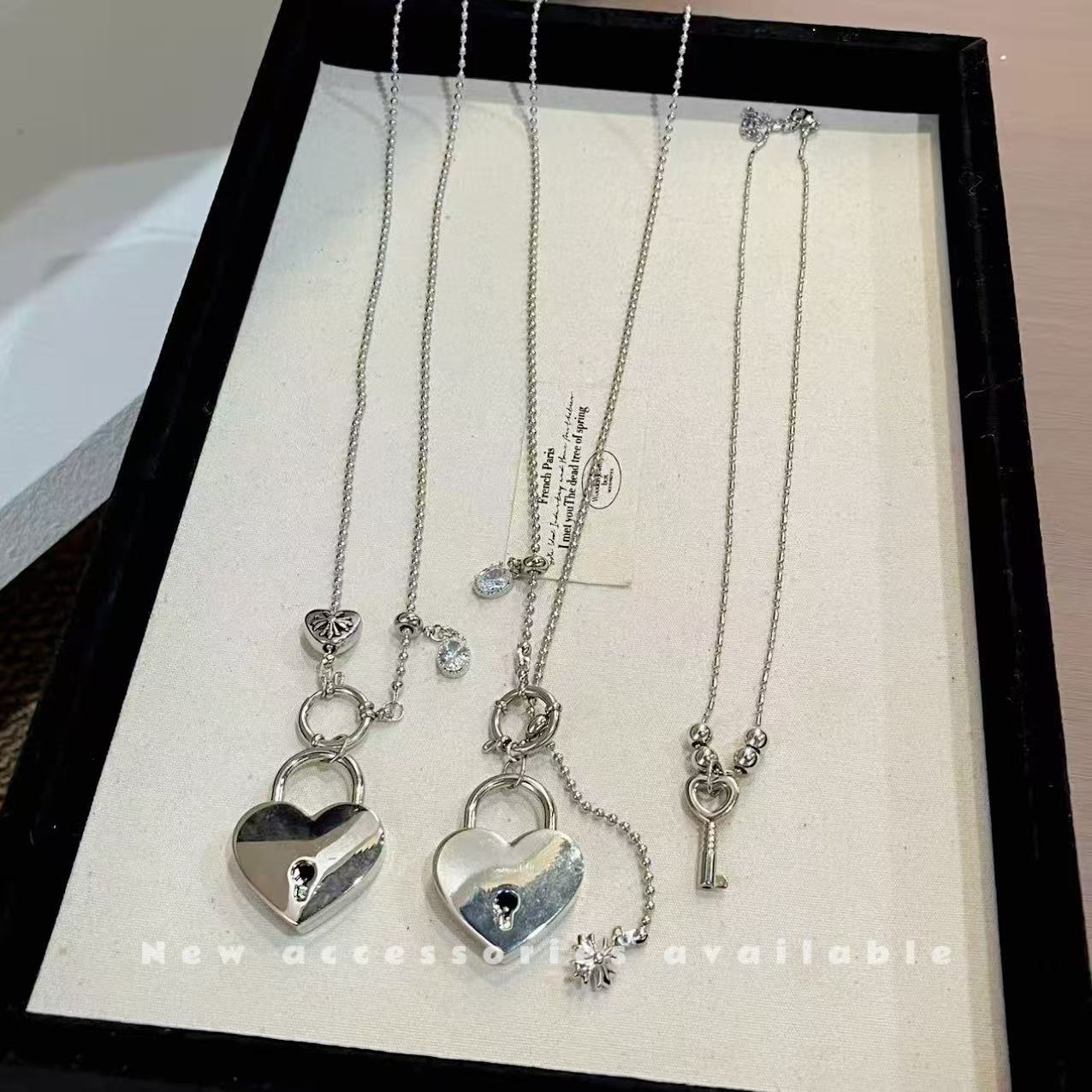 Style Two-piece Love Key Design High-grade Necklace