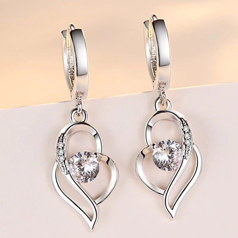 Sier-plated Soft For Graceful Ear Ornaments Earrings