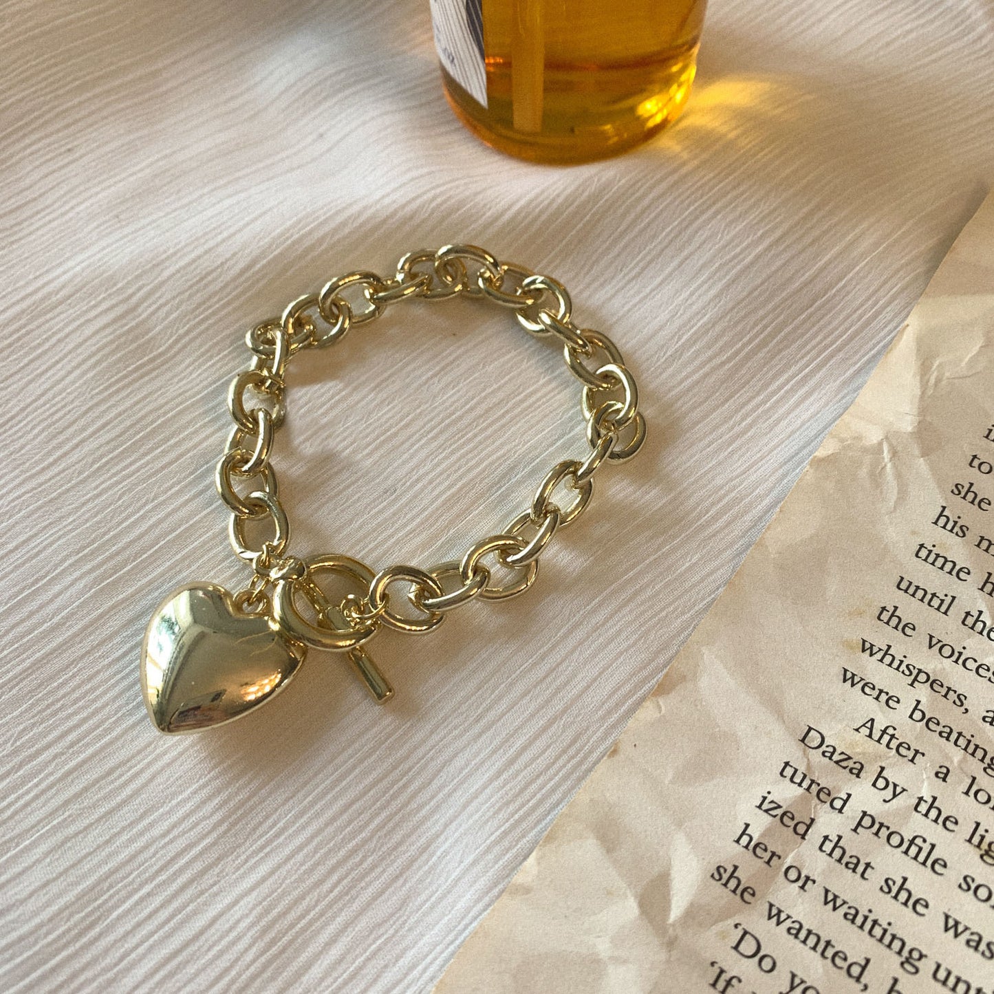 Simple Heart Female Fashion Personality Shape Bracelet