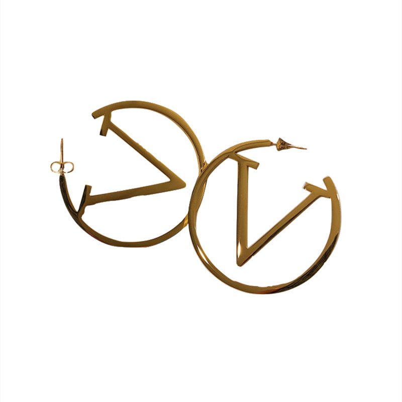 Ear Personality Advanced Design Titanium Steel Earrings