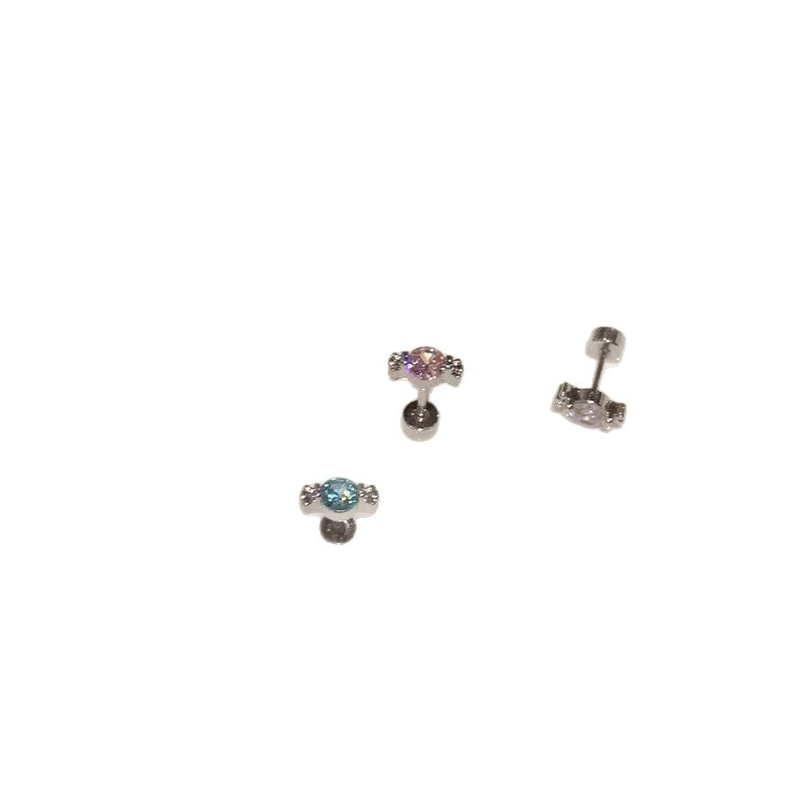 Titanium Steel Ear Bone Sleeping No Need Stud Earrings