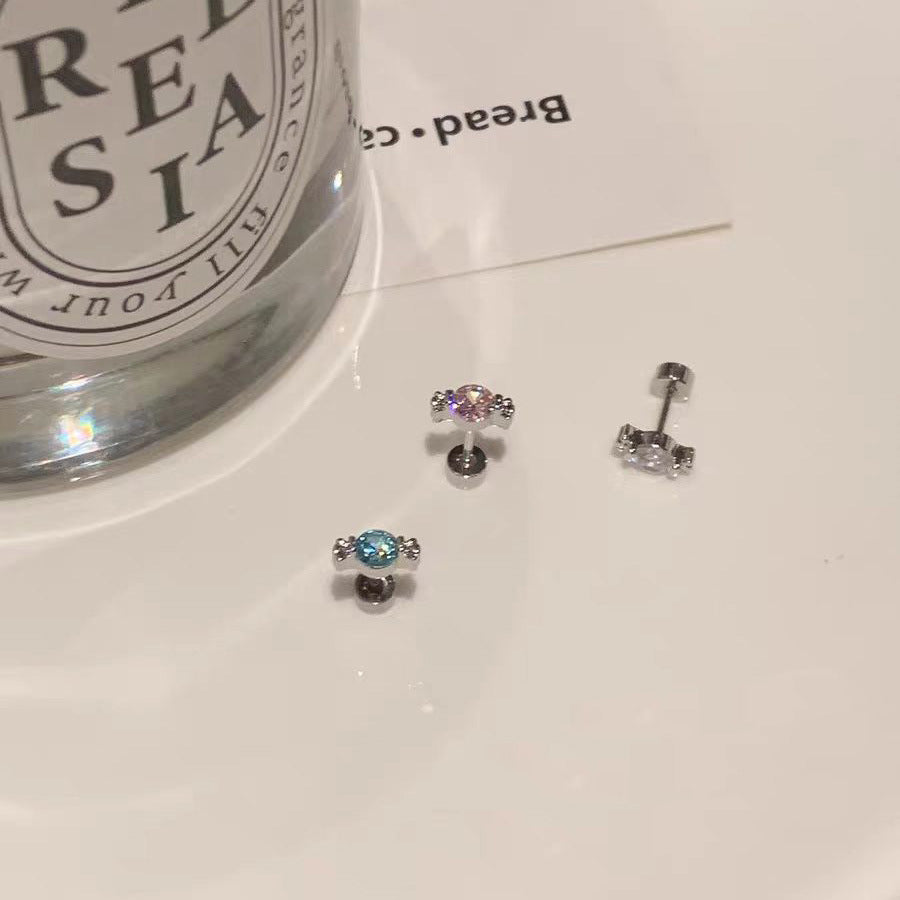 Titanium Steel Ear Bone Sleeping No Need Stud Earrings