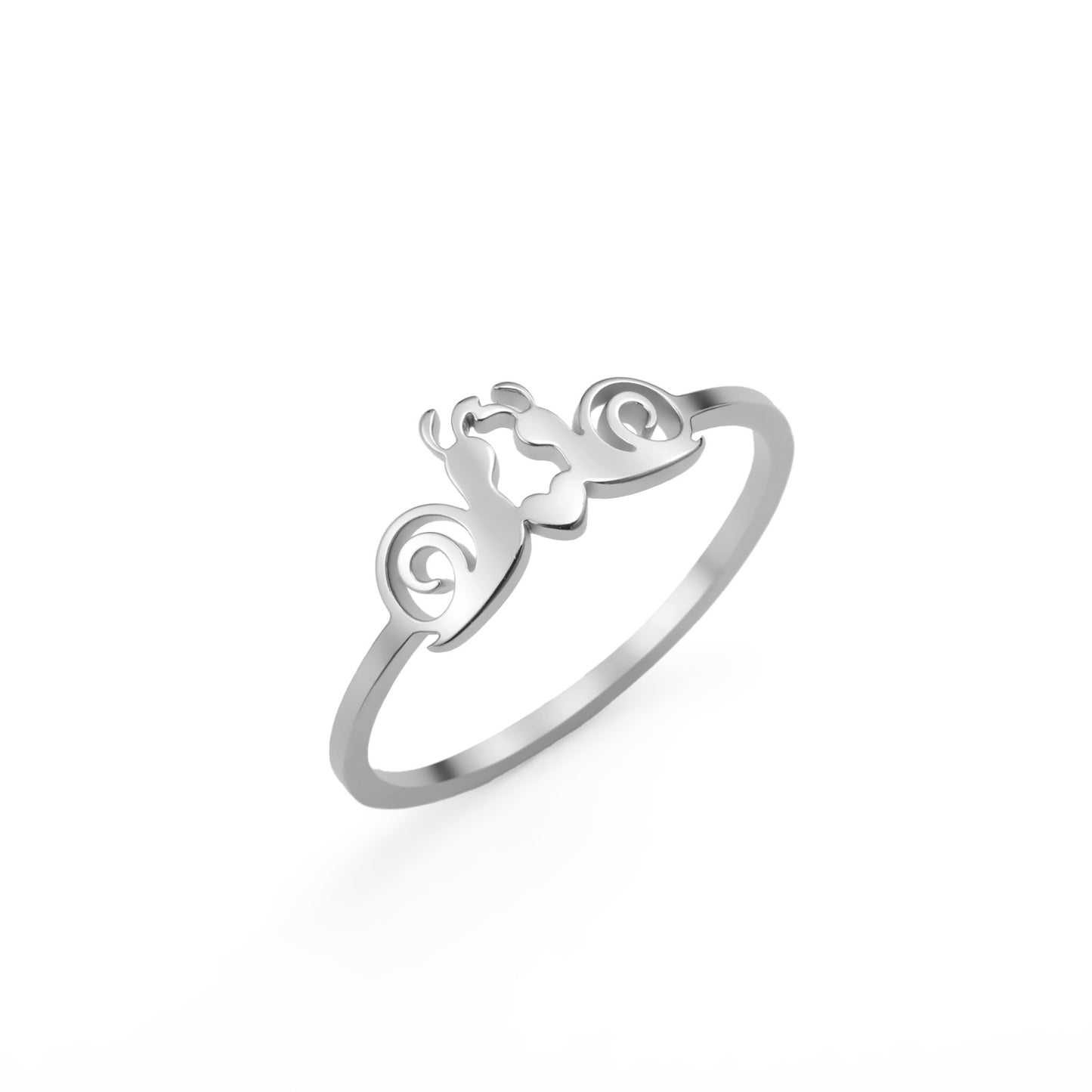 Women's Cute Little Snail Shape Jewelry Gift Rings