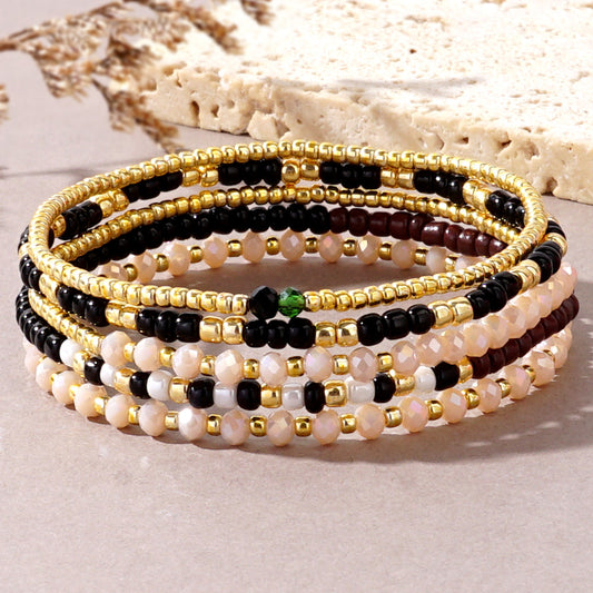 Women's Handmade Bohemian Vacation Style Twin Niche Design Bracelets