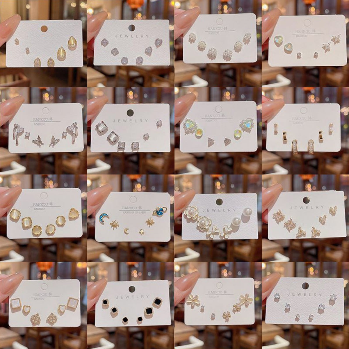 Alloy Stall Night Market Female Live Broadcast Rings