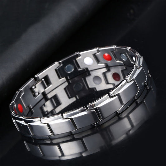 Women's & Men's Alloy Anion Ochre Magnet Magnetic Detachable Bracelets