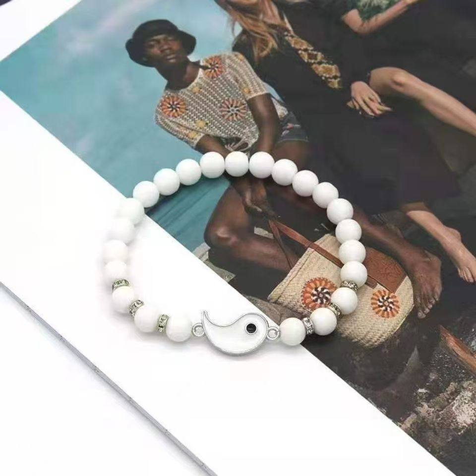 Tai Gossip Beaded Personality Simple Couple Bracelet