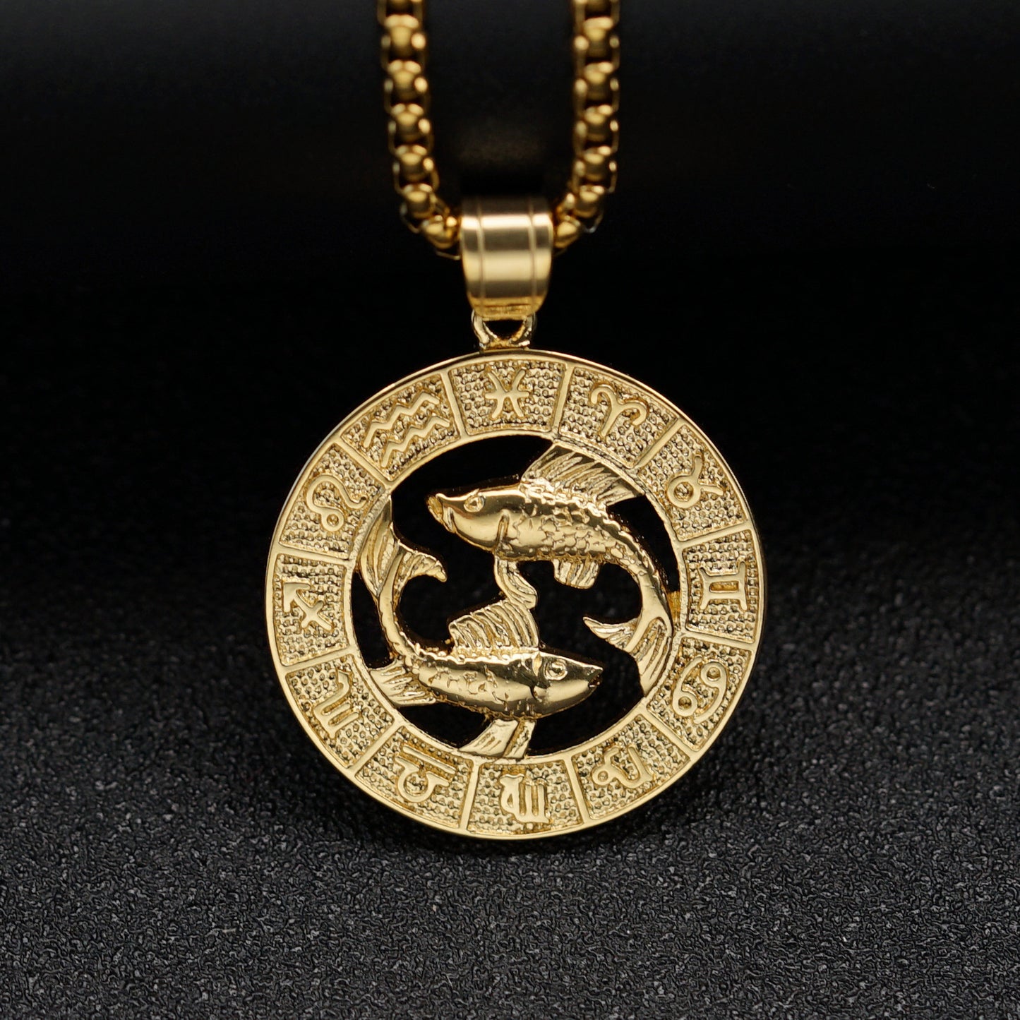 Trendy Retro Hollow Twee Constellation Personalized Pendant