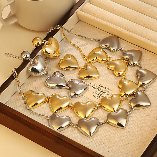 Personality Sweater Chain Love Fashion Simple Necklaces