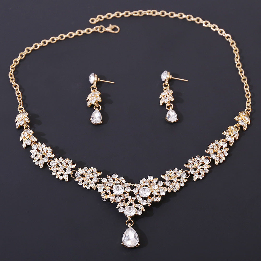 Bridal Suit Two-piece Set Wedding Jewelry Necklaces