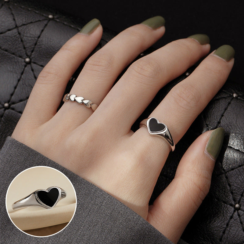 Women's Retro Personalized Creative Street Open Index Rings