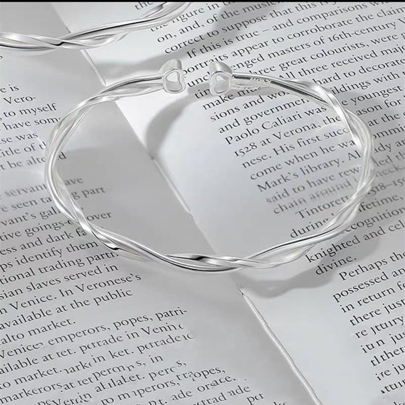 Mobius Strip Couple Pair Of Solid Gift For Boyfriend Or Bracelet