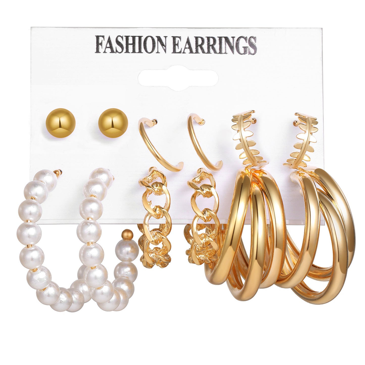 Tassel Butterfly Card Retro Simple Advanced Pearl-studded Pairs Earrings