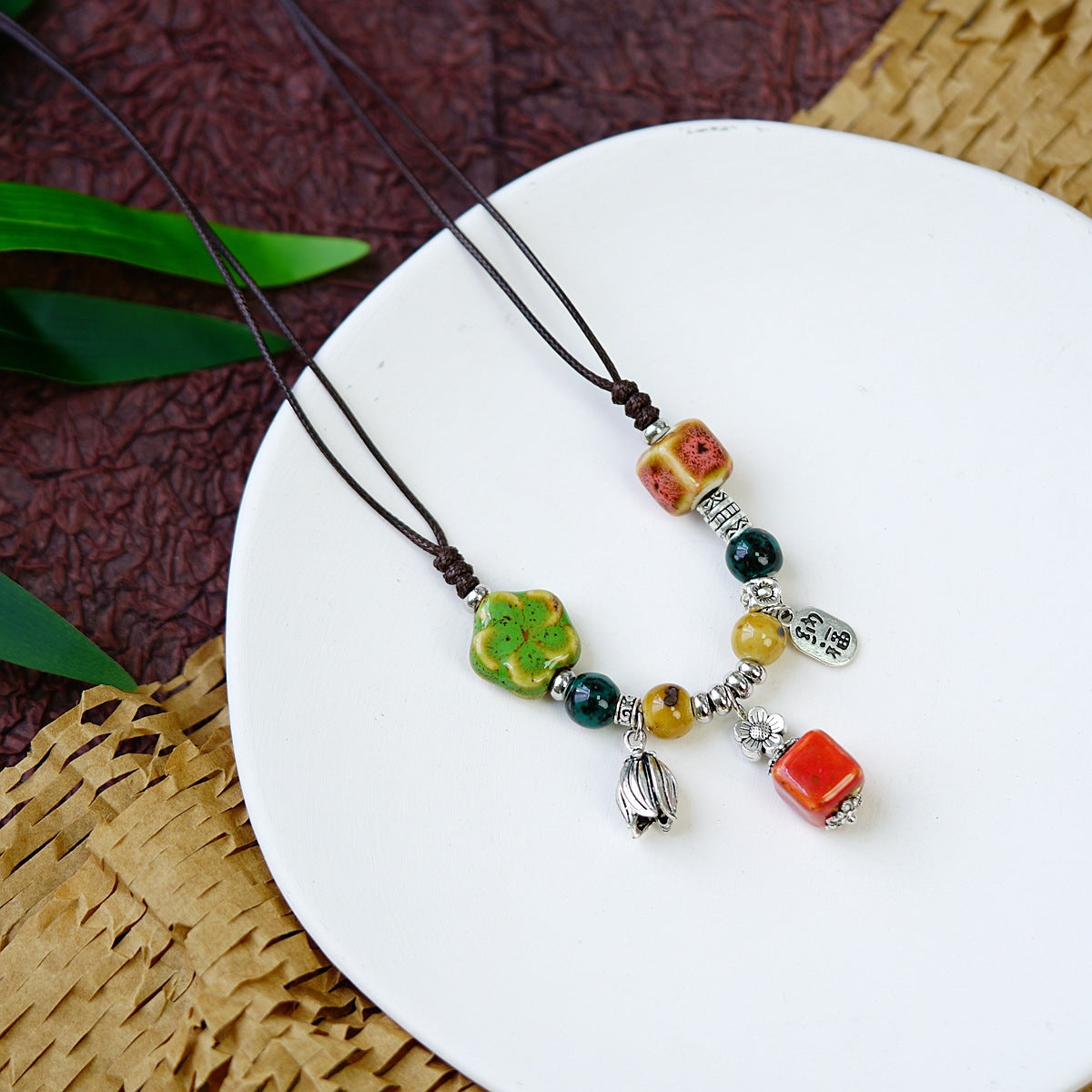 Style Personality Plenty Of Fish Ceramic Female Necklaces